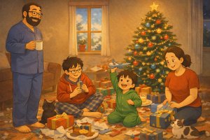 Crăciunul la noi, sau. ... cum oboseala și magia pot locui în același om