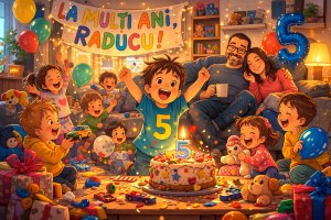 Ziua în care gălușca a împlinit 5 ani ... sau cum se măsoară fericirea în decibeli